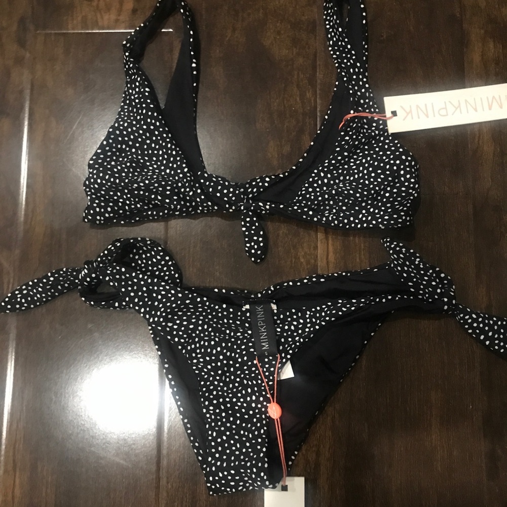 ➕MINKPINK Mantaray tie bikini 🖤